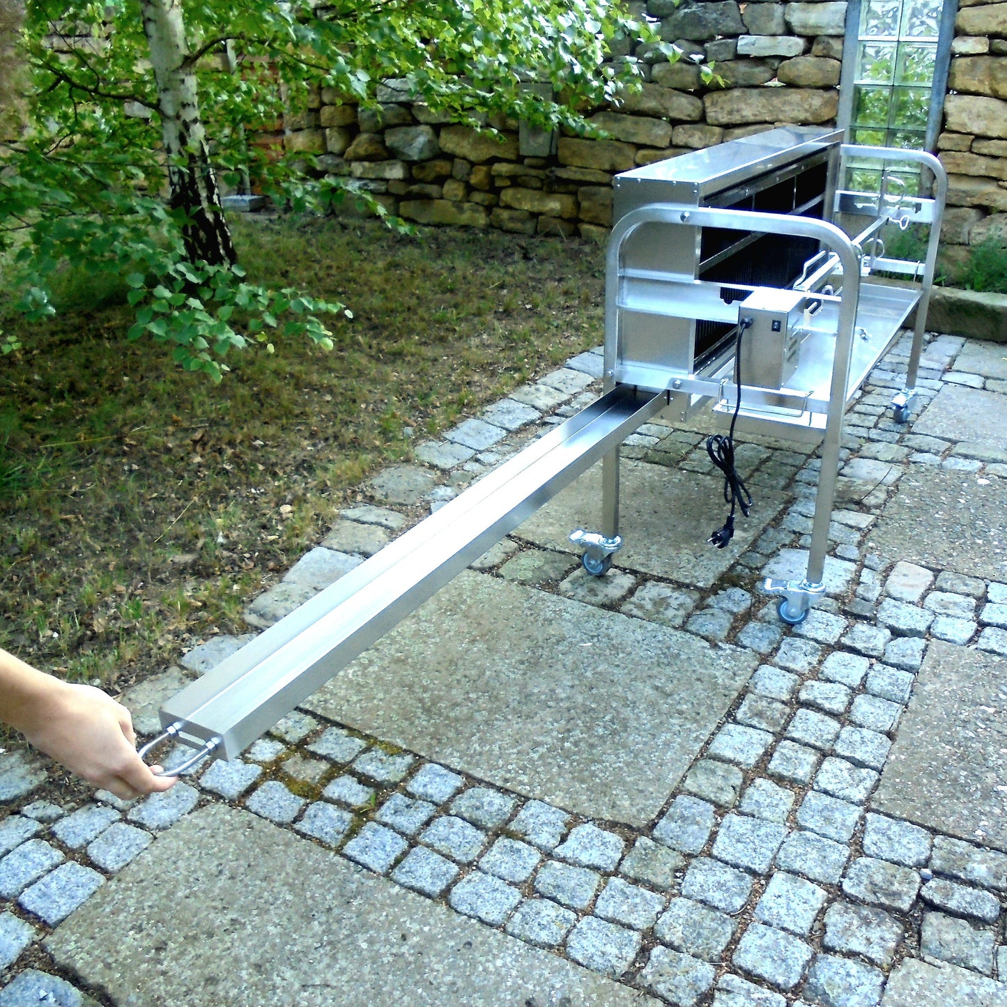 XXL suckling pig grill lamb grill spit grill vertical grill