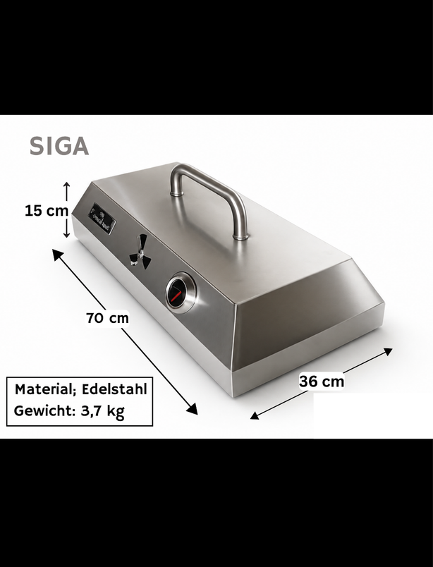 SIGA – SOMMA DOME aus Edelstahl