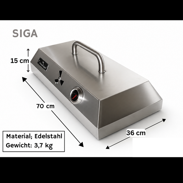 SIGA – SOMMA DOME aus Edelstahl