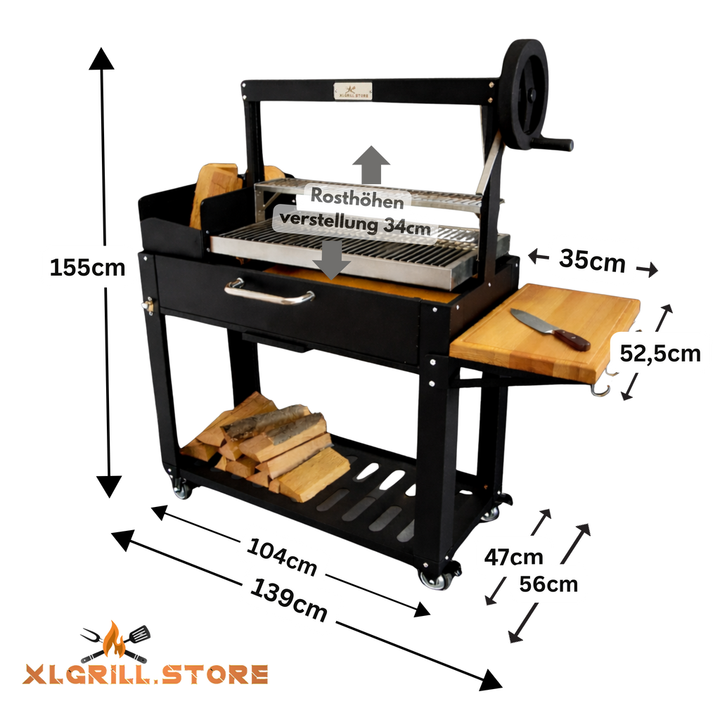 XXL Argentinischer Parrilla-Grill