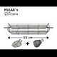Rotisserie-Set – 4 Edelstahl-Grillkörbe für MULAR PURE
